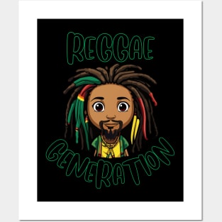 Reggae Generation, Rastaman. Posters and Art